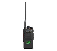 Retevis NR40 Walkie Talkies for Adults, DMR Two Way Radio Long Range, IP67 Waterproof, 2800mAh, Clear Sound Quality, Rugged Radio for logistics services and freight companies (Black, 1 Pack)