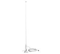Retevis RA27 VHF Marine Antenna, Antenna in Fibra di Vetro 1,1 m, Alimentatore Coassiale 7m, Connettore PL-259, con Cricchetto per RT95 RT90 RT98 RA27, Adatta per Navi da Crociera, Kayak (1 Pz)