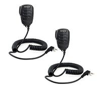 Retevis RS111 Altoparlante Microfono 2 Pin Microfono a Distanza Compatibile con Walkie Talkie RT24 RT22 RT27 RT3S RT5 Kenwood BAOFENG UV-5R BF-888S TYT PUXING WOUXUN Ricetrasmettitore(2 Pz)