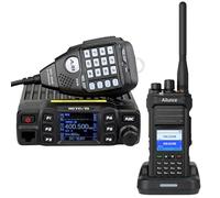 Retevis RT95 Mini Ricetrasmittenti professionali, Radioamatori Dual-Band con Chirp, HA1UV con Walkie Talkie IP67 Impermeabil, Walkie Talkie per Viaggi in Famiglia e a Lunga Distanza (RT95 con HA1UV)