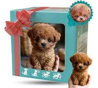 RETGJNC Questo realistico cane robot con intelligenza artificiale cammina, abbaia e scodinzola, rendendolo la scelta ideale per gli amanti degli animali.