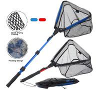 Reti da pesca telescopiche ad alta resistenza - 2 colori, forti e durevoli per le avventure di pesca Rosso - 1 sezione,Rosso - 3 sezioni,Blu - 1 sezione,Blu - 3 sezioniPoliammide