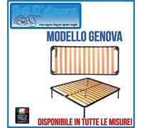 Reti D'Amora Rete A DOGHE 160 X 190 O Altre Misure A DOGHE Letto Matrimoniale Ortopedica 2 PIAZZE - Completa di Piedi (140 X 185)