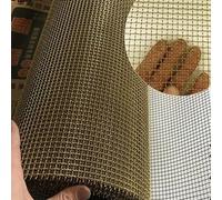 reti di rame tessute, Tessuto filtrante in rete di ottone, schermatura del segnale elettromagnetico, lega di rame, giallo, maglie multiple, larghezza 1 m(300mesh 1x1m)