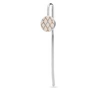 Reti nautiche su sfondo beige boho in acciaio inox segnalibro segnalibro segnalibro porta pagine con vetro cristallo per scuola lettore forniture per ufficio