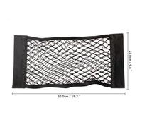Reti per auto Rete Portaoggetti Posteriore Bagagliaio Elastica Sedile Adesiva Magica Organizer Riporre Oggetti Borsa Schienale Del Sedile Spedizione Gratuita Rete Bagagliaio Auto(50 x 25cm)