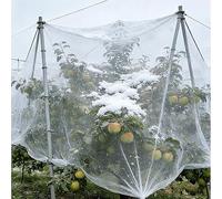 Reti per la protezione delle piante, White 0.5cm Mesh Hail And Bird Netting For Vegetables Fruits Garden Multiple Sizes(1x20m)