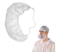 Reticella Monouso per Barba, Cuffia Barba, Protettive per Barba da Uomo, con Elastico, 50pcs