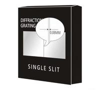 Reticolo per di Diffrazione 50x50mm Spettroscopia Reticolo per(0.08mm) | ottico per premium, 50x50mm, per ideale per scomposizione luce, ricerca e didattica