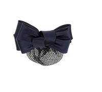 Retina per capelli da donna con fiocco e clip per chignon