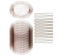 Retina per capelli elastica invisibile con spilli per ballerine panini 20 pz maglie 50 U set per danza invisibile elastico con