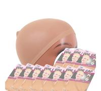 Retina Per Parrucca Cuffia for parrucca marrone chiaro for donne, 20 pezzi, cuffia for in calza for parrucche frontali in pizzo, for tessitura resistente come la pelle, comoda(Blonde)