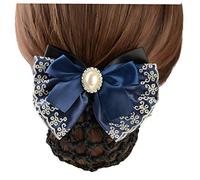 Retine for capelli for chignon, retina for capelli da donna, fermaglio for capelli con fiocco, accessori decorativi for capelli D