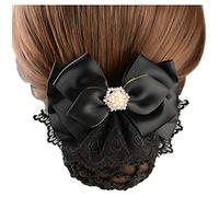Retine for capelli for chignon, retina for capelli da donna, fermaglio for capelli con fiocco, accessori decorativi for capelli da donna F