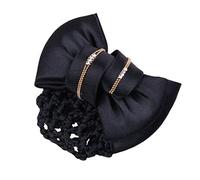 Retine for capelli for chignon, retina for capelli da donna, fermaglio for capelli con fiocco e fermaglio for capelli da donna, copri chignon, A