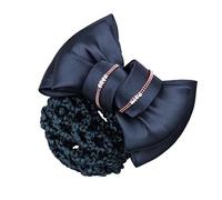 Retine for capelli for chignon, retina for capelli da donna, fermaglio for capelli con fiocco e fermaglio for capelli da donna, B