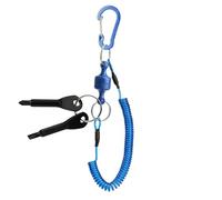 Retino da pesca a mosca, accessori per la pesca a mosca, a sgancio rapido, antiscivolo, con moschettone, retrattile, per acqua salata, lago, guado, fiume ghiacciato