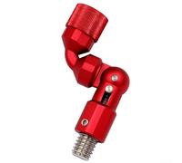 Retino da pesca adattatore testa 12 mm connessione filettata, facile da piegare (rosso)