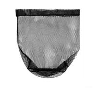 Retino da pesca di ricambio resistente, a dieci fili, per borsa a rete in nylon a rete nana, per barca, fiume e lago, carico 30 kg, attrezzatura per acqua dolce e salata, nero (45 cm)