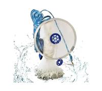 Retino da pesca pieghevole for principianti da 4-8' con anello in alluminio, rete da lancio portatile for esche, gamberetti, pesci, for fiume, lago, banco di pesci(Height 2.1m/6.9ft)
