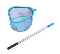 Retino da pesca telescopico per bambini, manico in acciaio inox, per catturare pesci sicuri, attrezzatura da pesca per bambini
