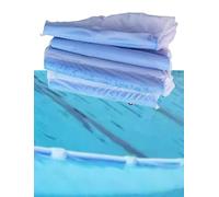 Retino Galleggiante for Piscina - Retino a Maglie Fini for Piccoli detriti, Foglie e Insetti, pulitore di superfici Pieghevole e Riutilizzabile for Piscine e parchi Acquatici(L 9.8ft x H 27.5in)