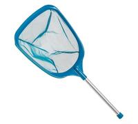 Retino per piscina resistente con manico estensibile da 3,7 m, paletta a rete fine profonda per rimuovere facilmente le foglie da vasche idromassaggio e tutti i tipi di piscina, design leggero e