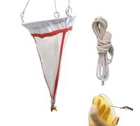 Retino per plancton 20/25 μm, Retino per plancton a maglia fine 625/500, Retino sperimentale in nylon ispessito, Strumento di raccolta biologica, per la raccolta di fitoplancton e protozoi(25 Micron)