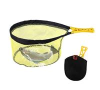 Retino per trote, pieghevole ed ergonomica, rete da pesca a mosca per trote, per laghetti, lago, fiume, acqua salata, viaggi, barca, kayak, uomini, donne e bambini
