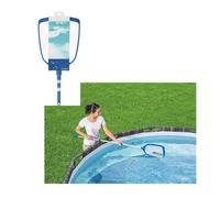 RETINO SET PER PISCINA FUORI TERRA AQUASCOOP SKIMMER CON ASTA ESTENDIBILE 58635