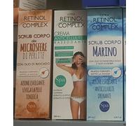 RETINOL 3 CREME CORPO ANTICELLULITE RASSODANTE - SCRUB MARINO - SCRUB PERLITE