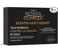 Retinol Complex, Trattamento Contro la Caduta dei Capelli con Cheratina, 6 Fiale