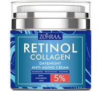 Retinol Cream for Face - Facial Moisturizer with Collagen Cream and Hyaluronic Acid, Anti-Wrinkle Reduce Fine Lines with Vitamin C+E Natural-Ingredient Day and Night Anti-Aging Cream For Women and Men