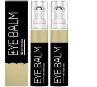 Retinol - Crema per gli occhi con acido ialuronico - balsamo antirughe per occhiaie, borse gonfiore, rullo per massaggio rinfrescante, illumina il tono della pelle, idratare profondamente (2 pezzi)