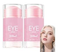 Retinol Eye Balm Stick for Dark Circles & Puffiness, Under Eye Cream with Vitamina E, Anti-Aging Reduce Fine Lines Wrinkles and Bags, Gentle for Sensitive Skin, Hydrating Eye Stick (2 pezzi)