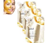 Retinol Snake Venom Gold Mask,Rejuvenating Peel-Off Mask,Anti-Aging Gold Face Mask,Deeply Cleans Moisturizing Skin,100g/Bag (3pcs)