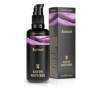 Retinolo Viso con Acido Ialuronico Viso e Niacinamide 50ml, Siero Viso Antirughe con Aloe Vera Bio per Pelli Sensibili, Siero Retinolo Viso - Retinol Serum - Siero Antirughe Viso Donna Satin Naturel