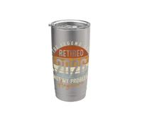 Retired 2026 Not My Problem Anymore Retirement Gifts for Men Bicchiere termico in acciaio inox doppia parete