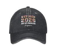 Retired 2026 Not My Problem Anymore Uomo Donna Cappellino con Visiera Regolabile Cappellino da Baseball Moda Cappello Trucker per Estivo Corsa Tennis