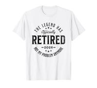 Retired 2026 Not My Problem Anymore Vintage Retro Maglietta