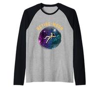 Retired Astronaut Retirement Retire Moon Maglia con Maniche Raglan