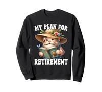 Retired Gnome Dad With Gardening Book Funny Retirement Plan Felpa