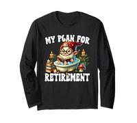 Retired Gnome For Librarian And Teacher Retirement Saying Maglia a Manica