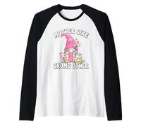 Retired Grandma GNOME Mom for Mothers Day Funny Soap Making Maglia con Maniche Raglan