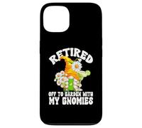 Retired Grandma Gnome Saying For Women Margarita Retirement Custodia per iPhone 13