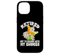 Retired Grandma Gnome Saying For Women Margarita Retirement Custodia per iPhone 14