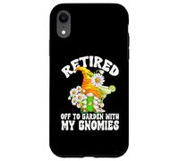 Retired Grandma Gnome Saying For Women Margarita Retirement Custodia per iPhone XR