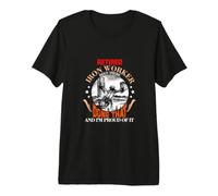 Retired Ironworker Been There Done That Funny Retirement Maglietta Premium
