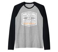 Retired Mechanic Under New Management See Wife for Details Maglia con Maniche Raglan
