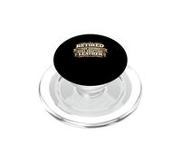Retired Not Expired Still Crafting Leather Worker Gift PopSockets PopGrip per MagSafe